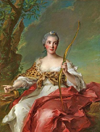 Jjean-Marc nattier Madame de Maison-Rouge as Diana